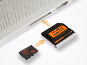 Hyperdrive accessory for MacBook