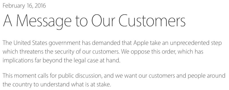 Apple vs. FBI
