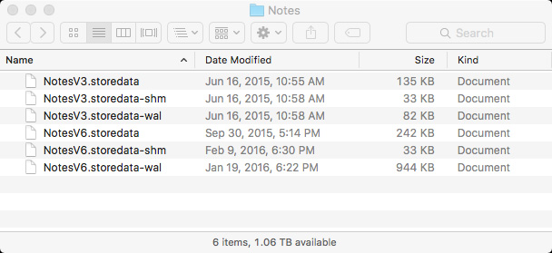 deleted notes