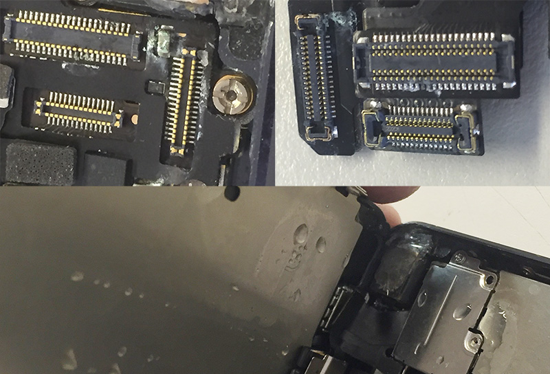 water damage to iPhone