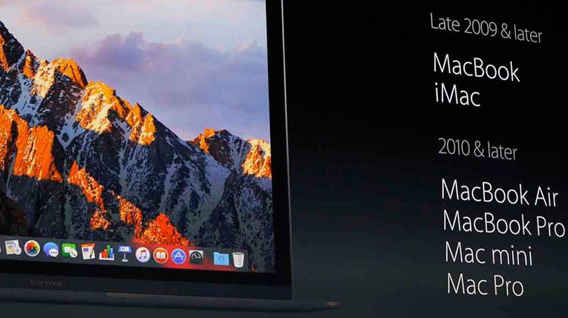 mac os sierra compatibility