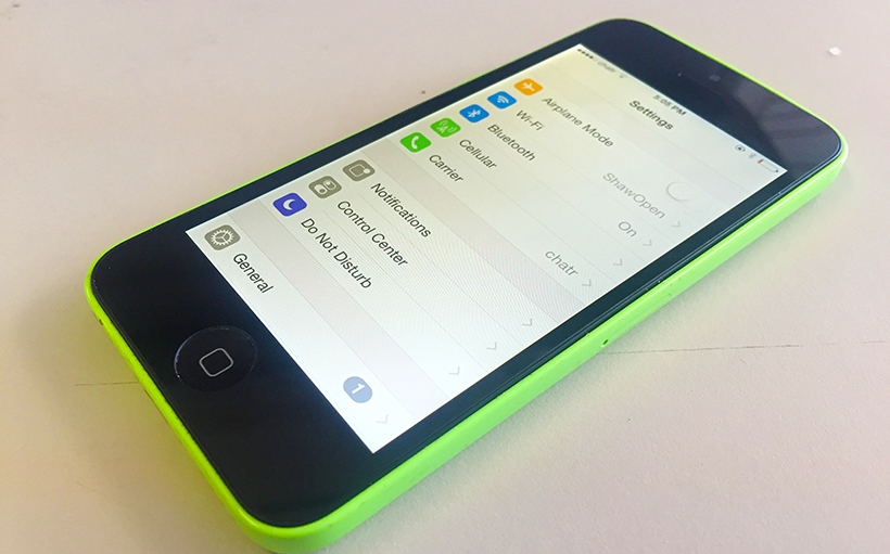fixed iPhone 5c