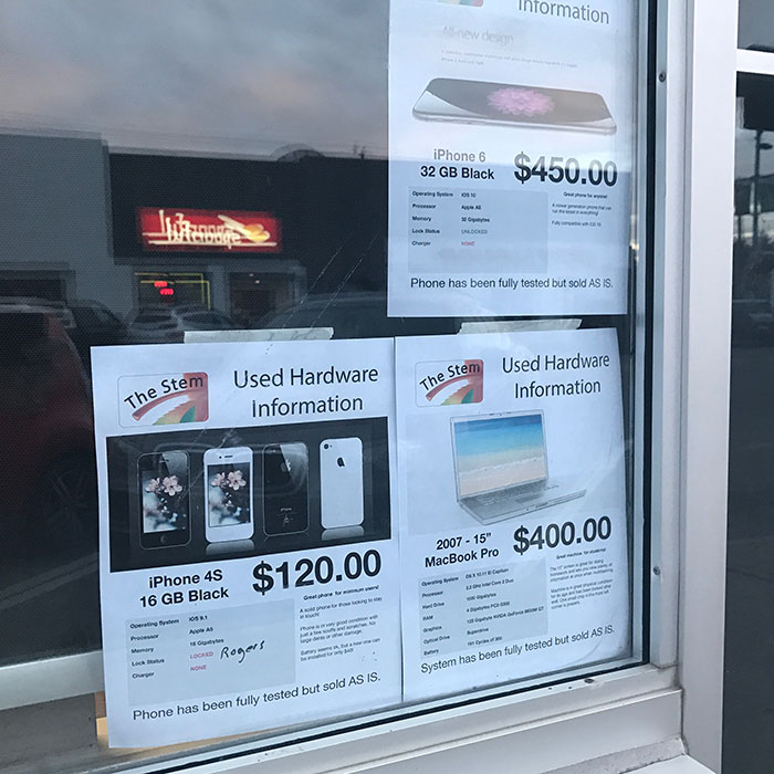 Used apple stuff