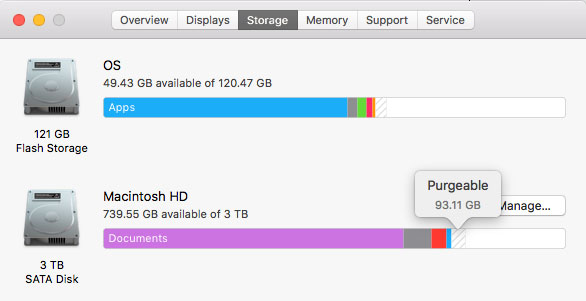 mac storage