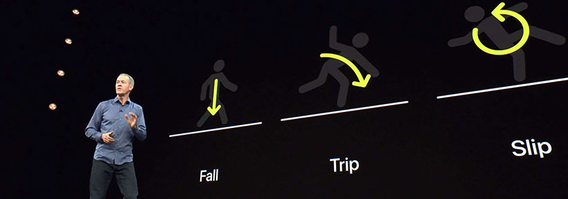 Fall detection on Apple Watch Series 4