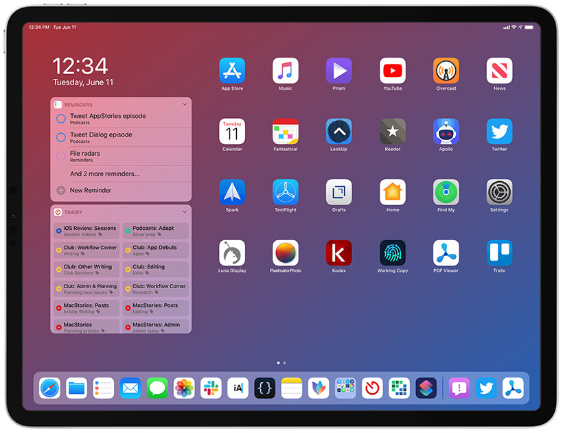 iOS 13 on iPad iPad OS