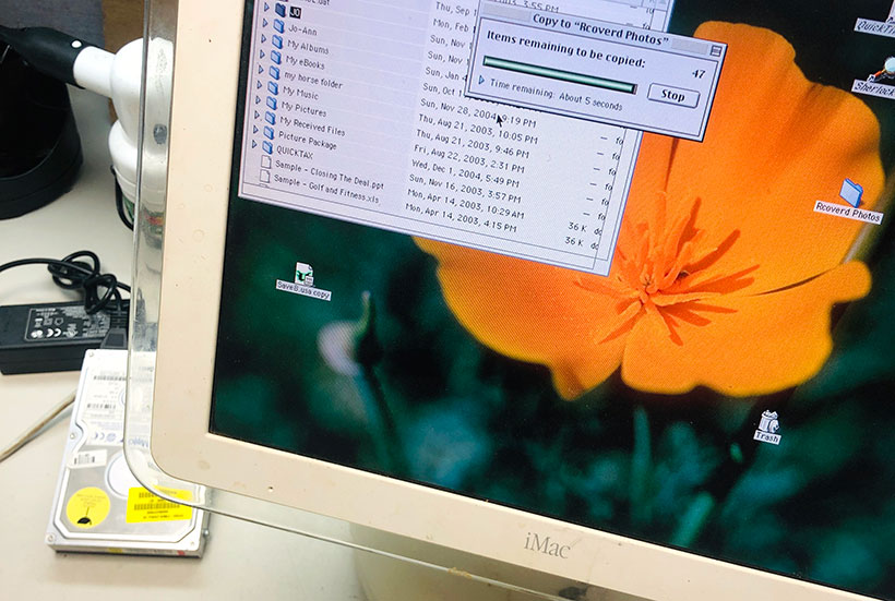 photo recovery using old iMac