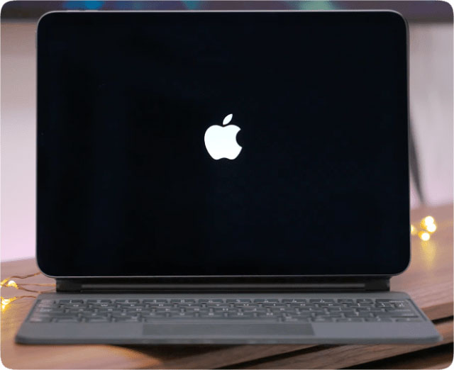 iOS 14.5 horizontal Apple logo